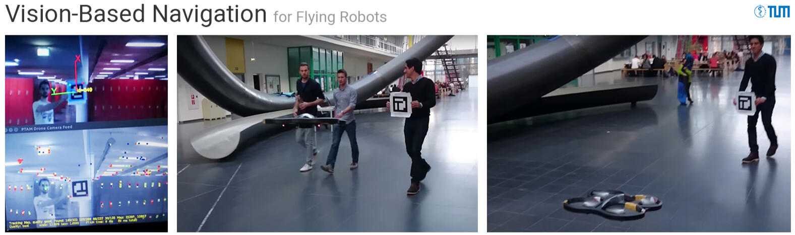 Vision-Based Navigation for Flying Robots